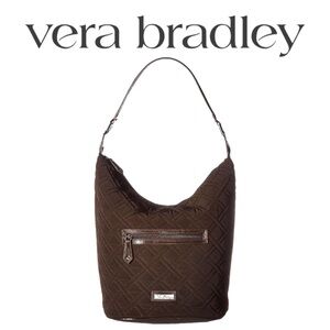 NWOT Vera Bradley Piper Hobo Shoulder Bag in Espresso Brown 🤎